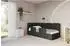 ALTDECOR KIVY Jugendbett mit Bettkasten, 80x200cm, schwarz (800001932088)