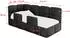 ALTDECOR KIVY Jugendbett mit Bettkasten, 80x200cm, schwarz (800001932088)
