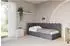 ALTDECOR Arty Jugendbett mit Bettkasten, 100x200cm, dunkelgrau (800001942093)