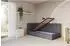 ALTDECOR Arty Jugendbett mit Bettkasten, 100x200cm, dunkelgrau (800001942093)