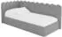 ALTDECOR Arty Jugendbett mit Bettkasten, 90x200cm, grau (800001942122)