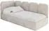 ALTDECOR Vely Jugendbett mit Bettkasten, beige, 100x200cm (800001942515)