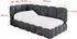ALTDECOR AVRY Jugendbett mit Bettkasten, 90x200cm, dunkelgrau