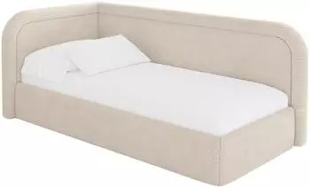 ALTDECOR JOVY Jugendbett mit Bettkasten, 90x200cm, beige (800001942127)