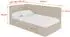 ALTDECOR Livy Jugendbett mit Bettkasten 90x200cm, dunkelbeige (800001954836)