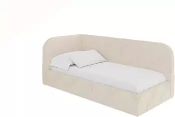 ALTDECOR ELRY Jugendbett mit Bettkasten und Lattenrost, 80x200cm, beige (800001941453)