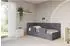 ALTDECOR Nory Jugendbett mit Bettkasten, 90x200cm, dunkelgrau (Casablanca 2315)