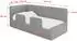 ALTDECOR NORY Jugendbett mit Bettkasten, 90x200cm, grau (800001939410)