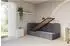 ALTDECOR Vely Jugendbett mit Bettkasten 90x200cm, dunkelgrau (800001939333)
