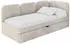 ALTDECOR Alvy Jugendbett mit Bettkasten, 100x200cm, beige (800001940799)