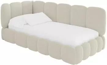 ALTDECOR AVRY Jugendbett mit Bettkasten, 80x200cm, beige (800001941909)