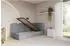 ALTDECOR Vely Jugendbett mit Bettkasten 90x200cm, grau (800001939044)