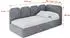 ALTDECOR Vely Jugendbett mit Bettkasten 90x200cm, grau (800001939044)