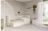 ALTDECOR HUGY Jugendbett mit Bettkasten, 90x200cm, beige