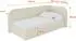 ALTDECOR JAXY Jugendbett mit Bettkasten, 80x200cm, beige