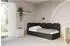 ALTDECOR Vely Jugendbett mit Bettkasten 80x200cm schwarz (800001942494)