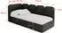 ALTDECOR Vely Jugendbett mit Bettkasten 80x200cm schwarz (800001942494)