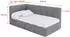 ALTDECOR LIVY Jugendbett mit Bettkasten, 100x200cm, grau (800001954853)