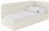 ALTDECOR Elsy Jugendbett mit Bettkasten, Polster, beige, 80x200cm (800001941118)