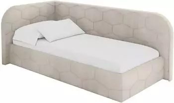 ALTDECOR JAXY Jugendbett mit Bettkasten, beige, 80x200cm (800001942768)