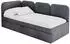 ALTDECOR Alvy Jugendbett mit Bettkasten und Lattenrost, 90x200cm, dunkelgrau
