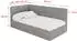ALTDECOR LIVY Jugendbett mit Bettkasten 90x200, grau (Monolith 84) (800001954724)