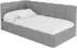 ALTDECOR LIVY Jugendbett mit Bettkasten 90x200, grau (Monolith 84) (800001954724)