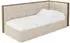 ALTDECOR SOVY Jugendbett mit Bettkasten, 100x200cm, beige (800001939490)