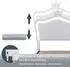 Stilvora Kinderbett 90x200 Polsterbett mit LED und hydraulischem Stauraum (KABOKM7RBUV)