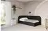 ALTDECOR JAXY Jugendbett mit Bettkasten, 80x200cm, schwarz (800001941670)