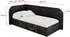 ALTDECOR JAXY Jugendbett mit Bettkasten, 80x200cm, schwarz (800001941670)