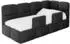 ALTDECOR KIVY Jugendbett mit Bettkasten 90x200, schwarz (800001931794)