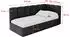 ALTDECOR DEXY Jugendbett mit Bettkasten, schwarz, 80x200cm (800001942254)