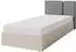 Beautysofa LICO Jugendbett mit Bettkasten, 90x200cm, sandbeige