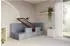 ALTDECOR Kivy Jugendbett mit Bettkasten 80x200, grau (Casablanca 2314)