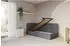 ALTDECOR Elsy Jugendbett mit Bettkasten 90x200, dunkelgrau (800001941852)