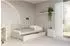 ALTDECOR Alvy Jugendbett mit Bettkasten und Matratze, 100x200cm, dunkelbeige (800001940978)
