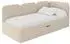 ALTDECOR Alvy Jugendbett mit Bettkasten und Matratze, 100x200cm, dunkelbeige (800001940978)