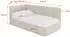 ALTDECOR LIVY Jugendbett mit Bettkasten 80x200cm, beige (800001954818)