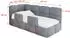 ALTDECOR KIVY Jugendbett mit Bettkasten 100x200, grau (800001932056)