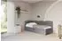 ALTDECOR Alvy Jugendbett mit Bettkasten und Matratze, 90x200cm, dunkelgrau (800001941000)