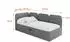 ALTDECOR Alvy Jugendbett mit Bettkasten und Matratze, 90x200cm, dunkelgrau (800001941000)