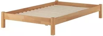 Erst-Holz Futonbett 120x200 Buche massiv, ohne Kopfteil (V-60.84-12)