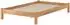 Erst-Holz Futonbett 120x200 Buche massiv, ohne Kopfteil (V-60.84-12)
