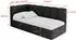ALTDECOR DEXY Jugendbett mit Bettkasten, schwarz, 80x200cm (800001942030)