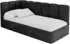 ALTDECOR DEXY Jugendbett mit Bettkasten, schwarz, 80x200cm (800001942030)
