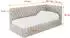 ALTDECOR MULY Jugendbett mit Bettkasten, 90x200cm, beige (800001939471)