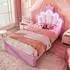 Stilvora Kinderbett 90x200cm, rosa, PU, 2 Schubladen, LED (KABPD3HE3J0)