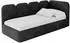 ALTDECOR Vely Jugendbett mit Bettkasten 90x200cm, schwarz (800001939019)