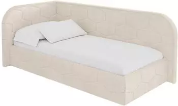 ALTDECOR JAXY Jugendbett mit Bettkasten, 80x200cm, beige (JAXY)